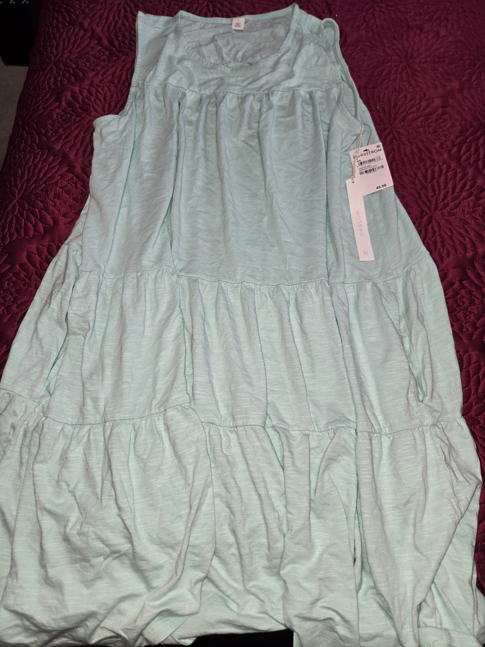 Caslon Light Mint Small Sleeveless Dress